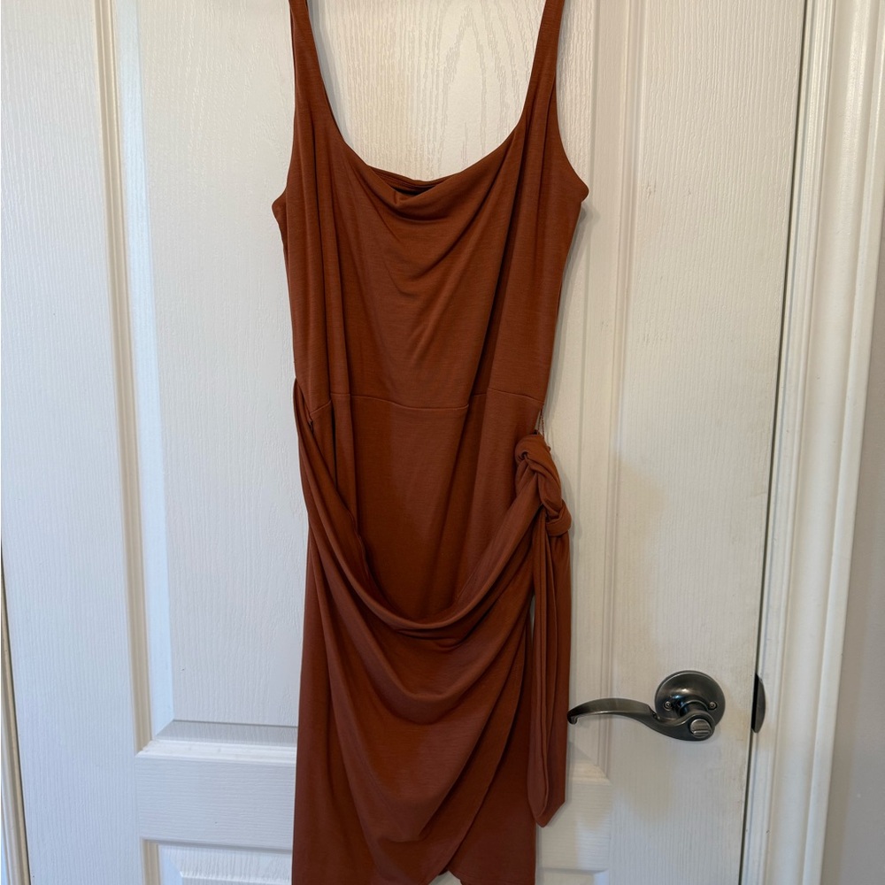 Aritzia Saturn mini dress in brown, NWOT, never worn.